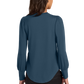 Mercer+Mettle® Women’s Stretch Jersey Long Sleeve Blouson Top - Insignia Blue