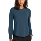 Mercer+Mettle® Women’s Stretch Jersey Long Sleeve Blouson Top - Insignia Blue