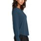 Mercer+Mettle® Women’s Stretch Jersey Long Sleeve Blouson Top - Insignia Blue