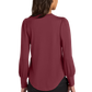 Mercer+Mettle® Women’s Stretch Jersey Long Sleeve Blouson Top - Rosewood