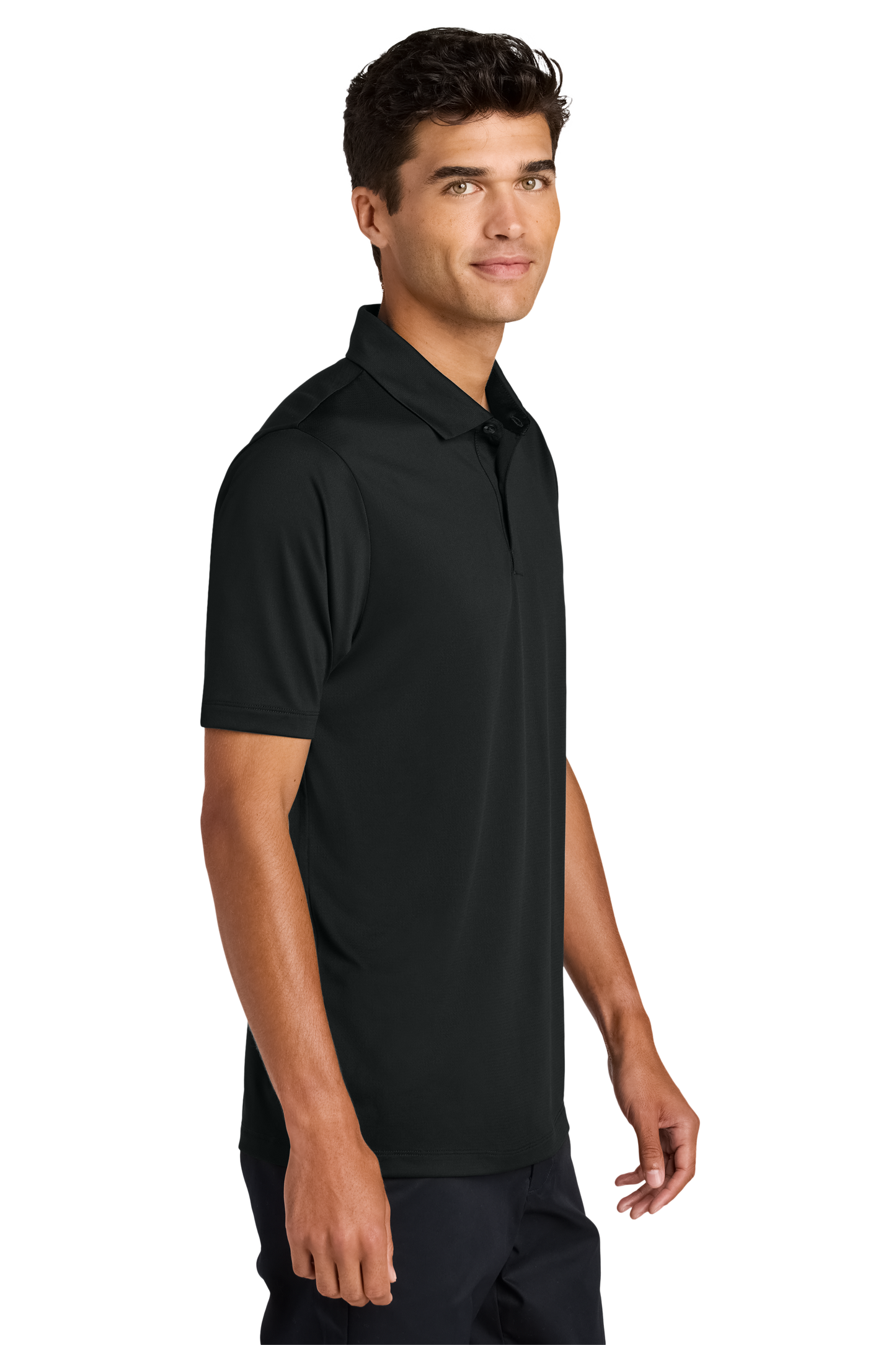 Mercer+Mettle® Recharge Jersey Polo - Deep Black