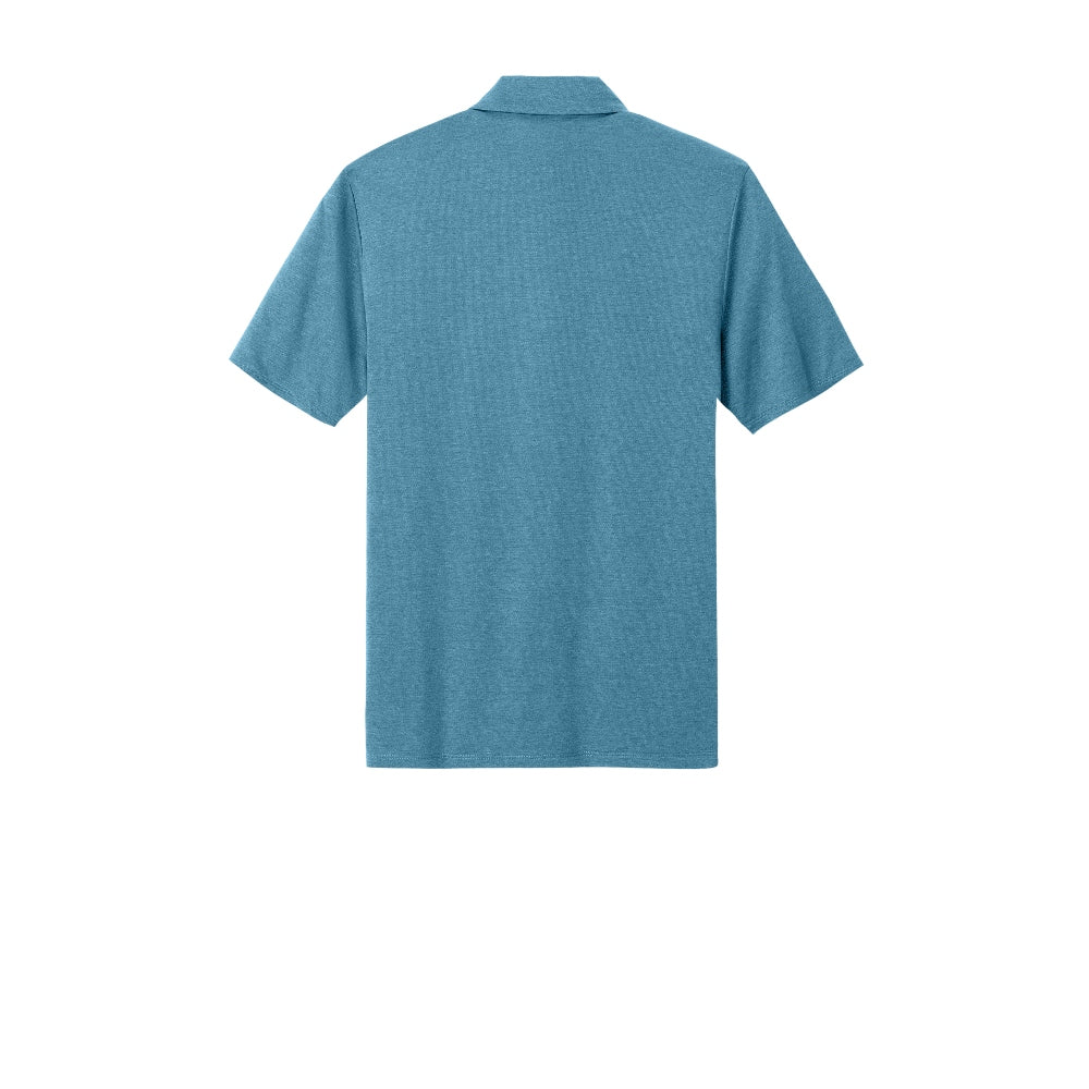 Mercer+Mettle® Recharge Jersey Polo - Harbor Blue Heather