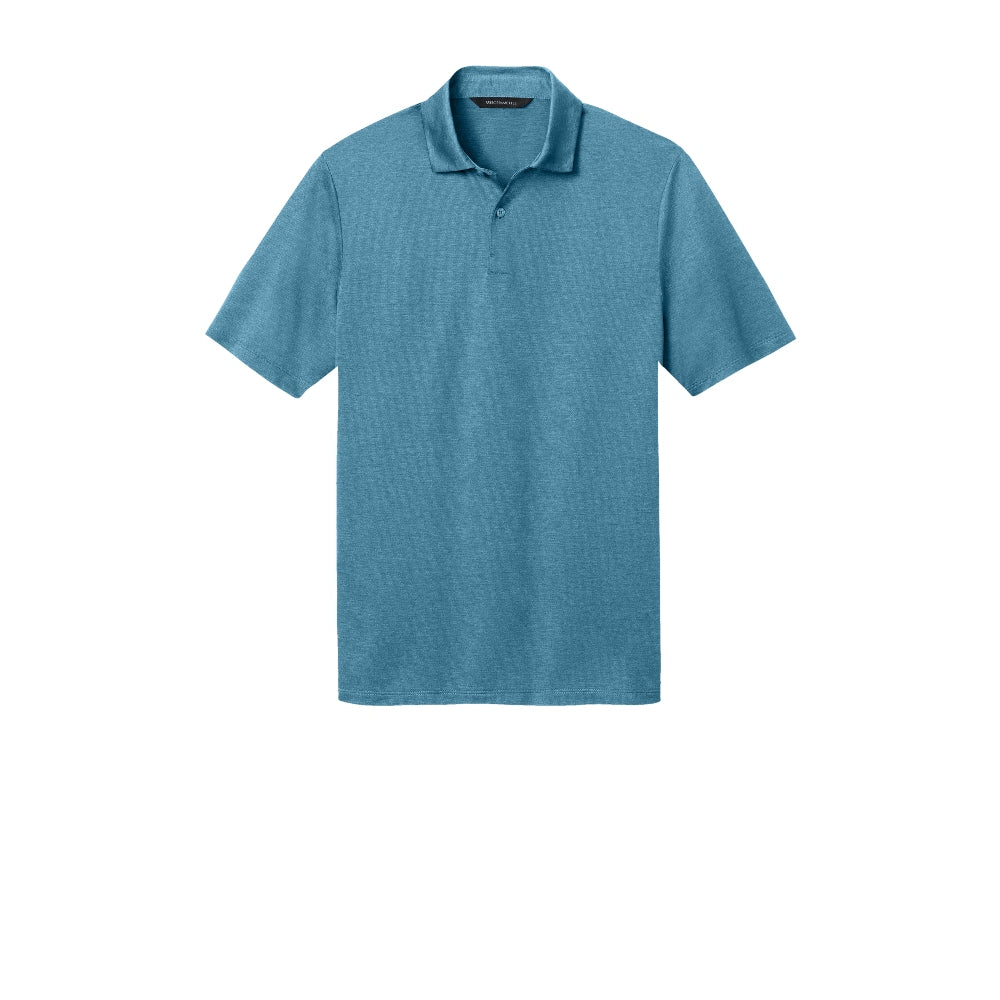 Mercer+Mettle® Recharge Jersey Polo - Harbor Blue Heather