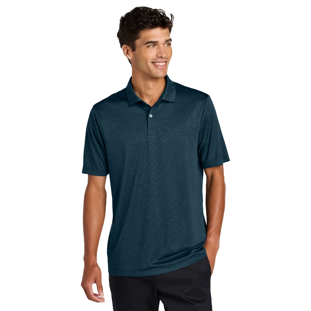 Mercer+Mettle® Recharge Jersey Polo - Insignia Blue Heather