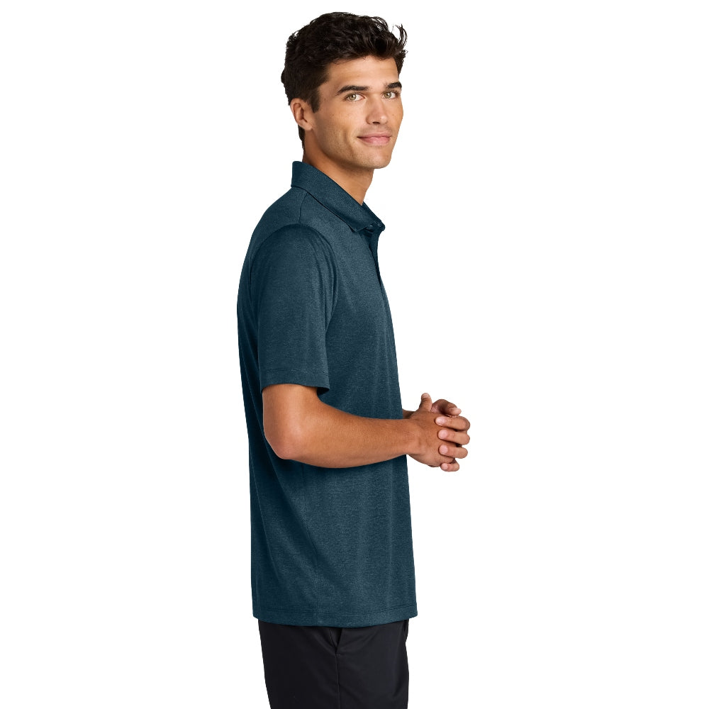 Mercer+Mettle® Recharge Jersey Polo - Insignia Blue Heather