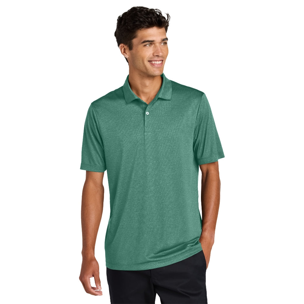 Mercer+Mettle® Recharge Jersey Polo - Sage Heather