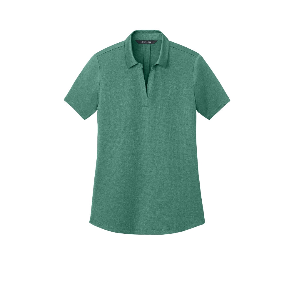Mercer+Mettle® Women’s Recharge Jersey Polo - Sage Heather