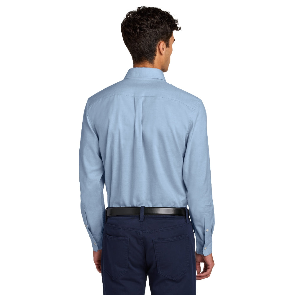 Mercer+Mettle® Long Sleeve Modern Oxford Shirt - Cobalt