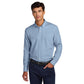 Mercer+Mettle® Long Sleeve Modern Oxford Shirt - Cobalt