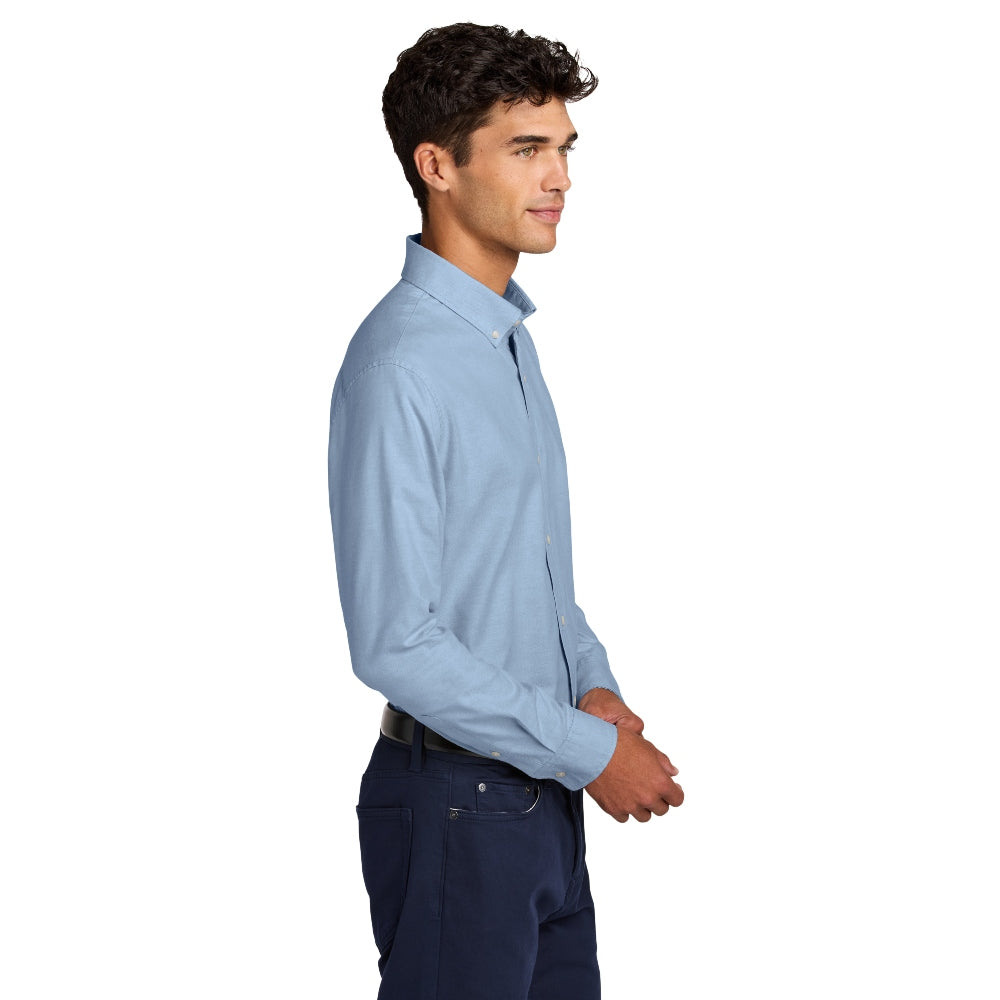 Mercer+Mettle® Long Sleeve Modern Oxford Shirt - Cobalt