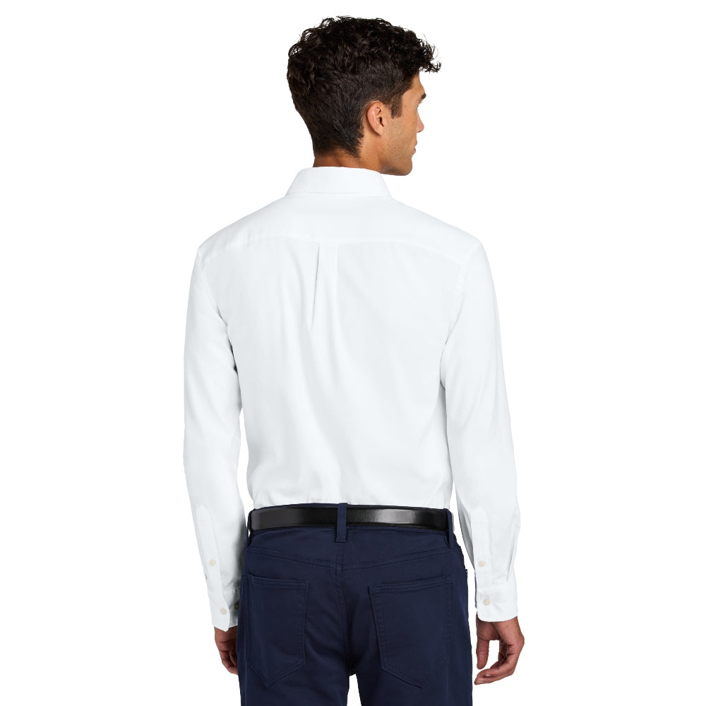 Mercer+Mettle® Long Sleeve Modern Oxford Shirt - White