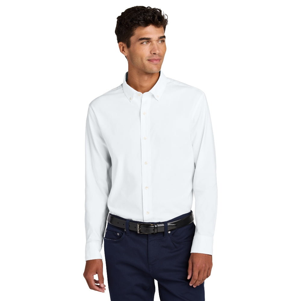 Mercer+Mettle® Long Sleeve Modern Oxford Shirt - White