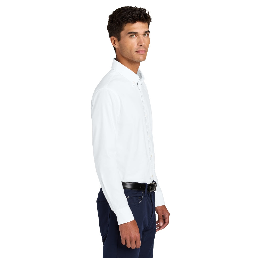 Mercer+Mettle® Long Sleeve Modern Oxford Shirt - White