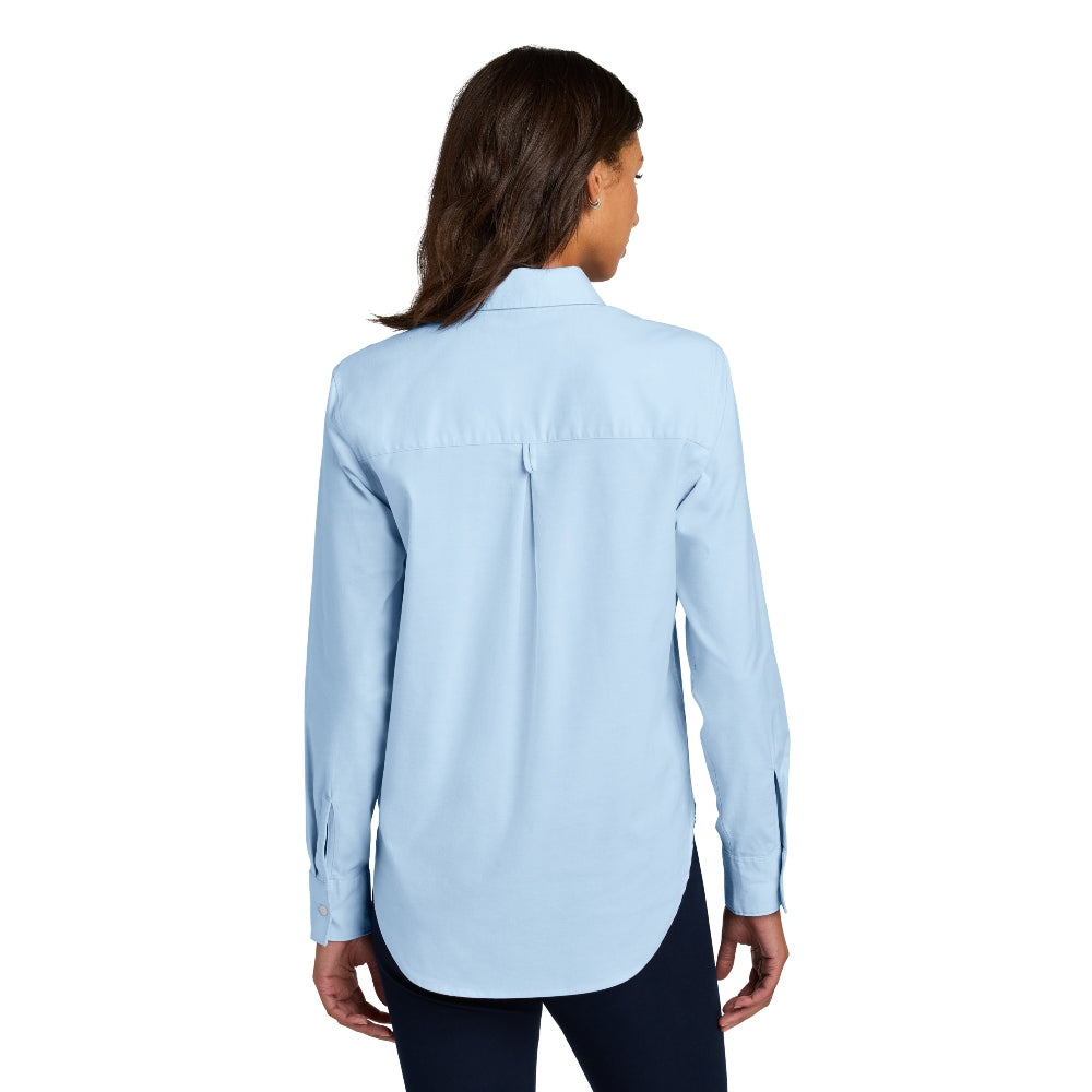 Mercer+Mettle® Women’s Long Sleeve Modern Oxford Shirt - Light Blue