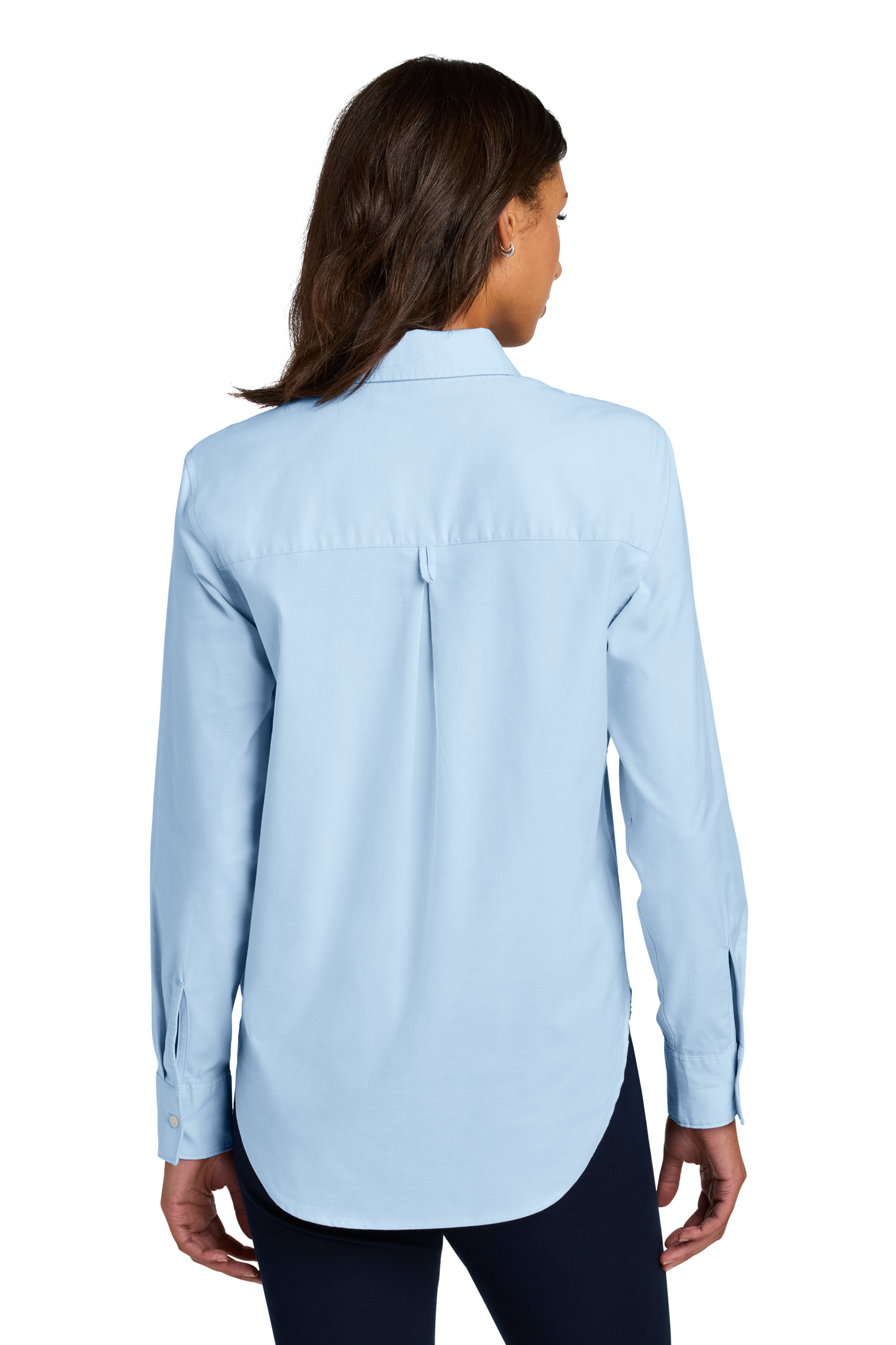 Mercer+Mettle® Women’s Long Sleeve Modern Oxford Shirt - Light Blue