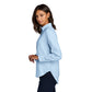 Mercer+Mettle® Women’s Long Sleeve Modern Oxford Shirt - Light Blue