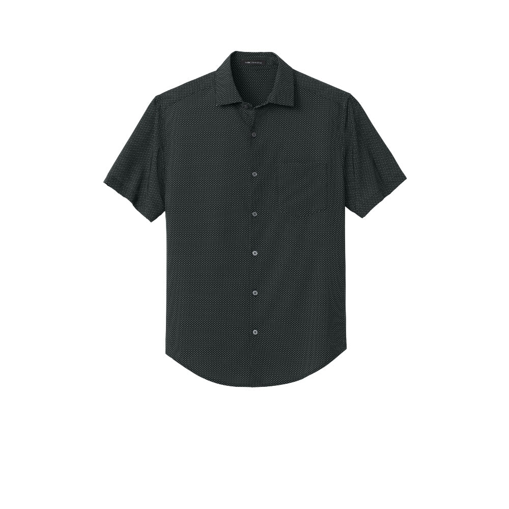 Mercer+Mettle® Short Sleeve UV Capital Tech Shirt - Deep Black Triangle Print