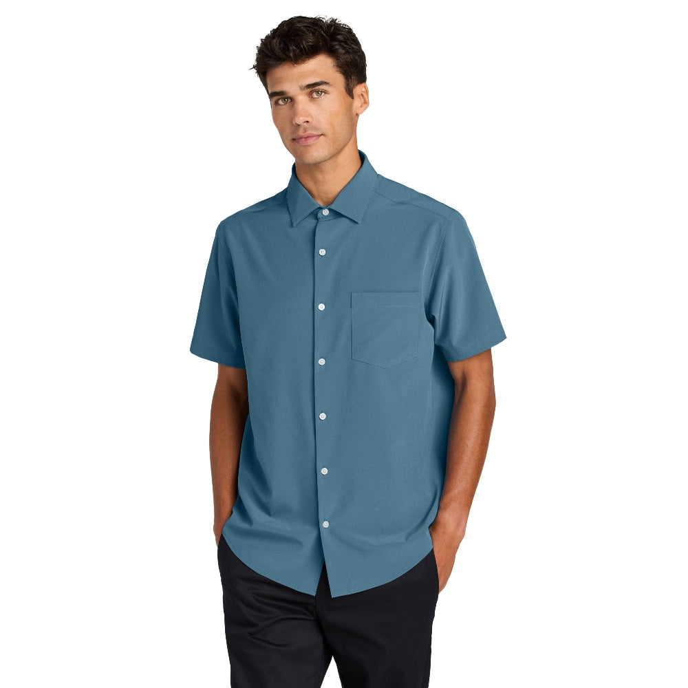 Mercer+Mettle® Short Sleeve UV Capital Tech Shirt - Harbor Blue