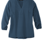 Mercer+Mettle® Women's Stretch Crepe 3/4-Sleeve Blouse - Insignia Blue