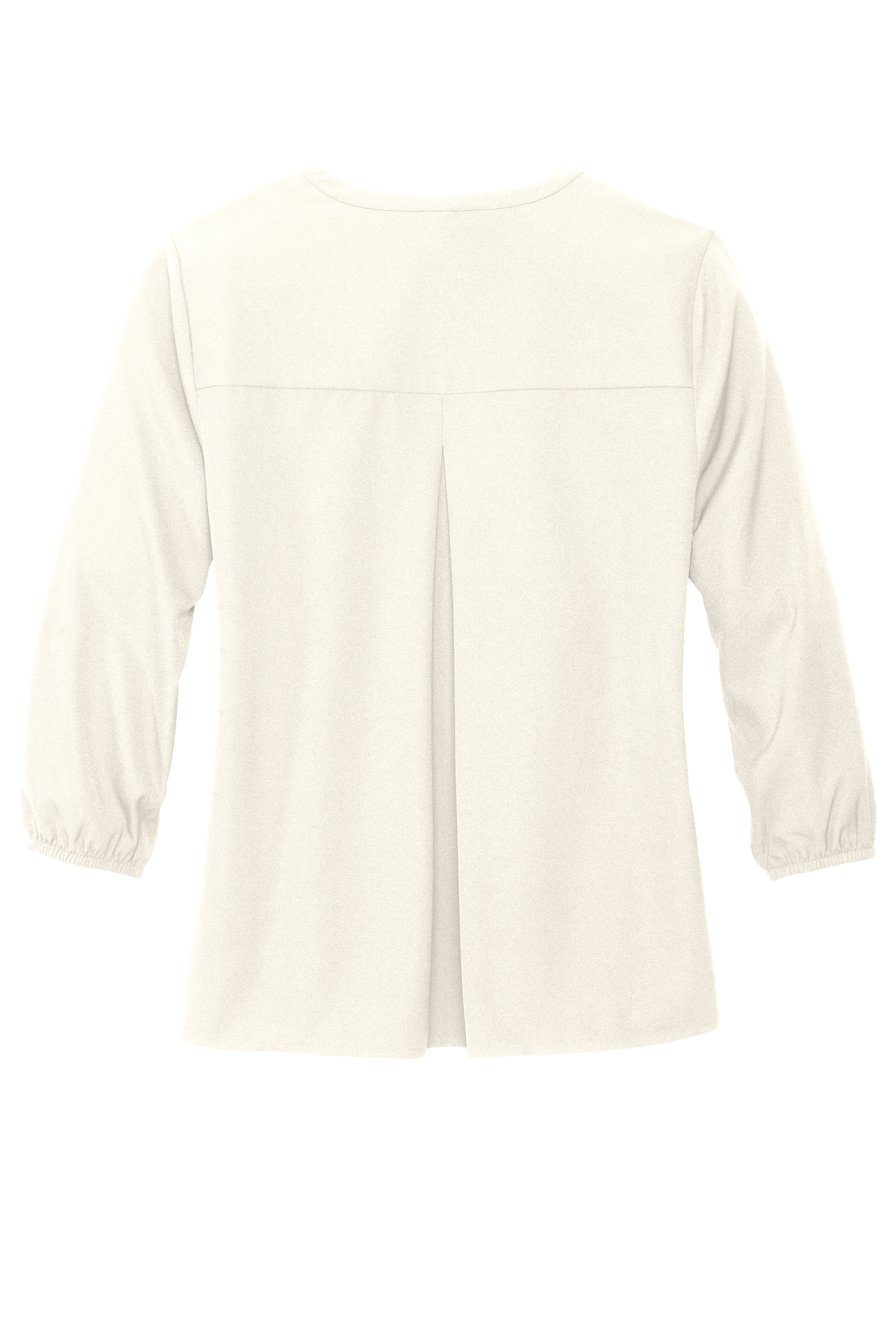 Mercer+Mettle® Women's Stretch Crepe 3/4-Sleeve Blouse - Ivory Chiffon