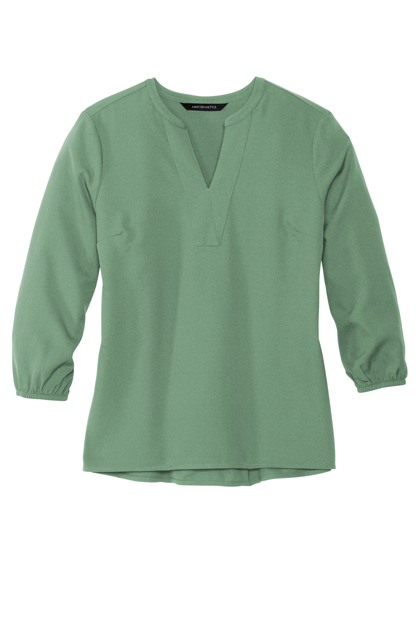 Mercer+Mettle® Women's Stretch Crepe 3/4-Sleeve Blouse - Sage