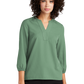 Mercer+Mettle® Women's Stretch Crepe 3/4-Sleeve Blouse - Sage