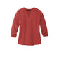 Mercer+Mettle® Women's Stretch Crepe 3/4-Sleeve Blouse - Terracotta