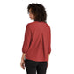 Mercer+Mettle® Women's Stretch Crepe 3/4-Sleeve Blouse - Terracotta