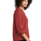 Mercer+Mettle® Women's Stretch Crepe 3/4-Sleeve Blouse - Terracotta