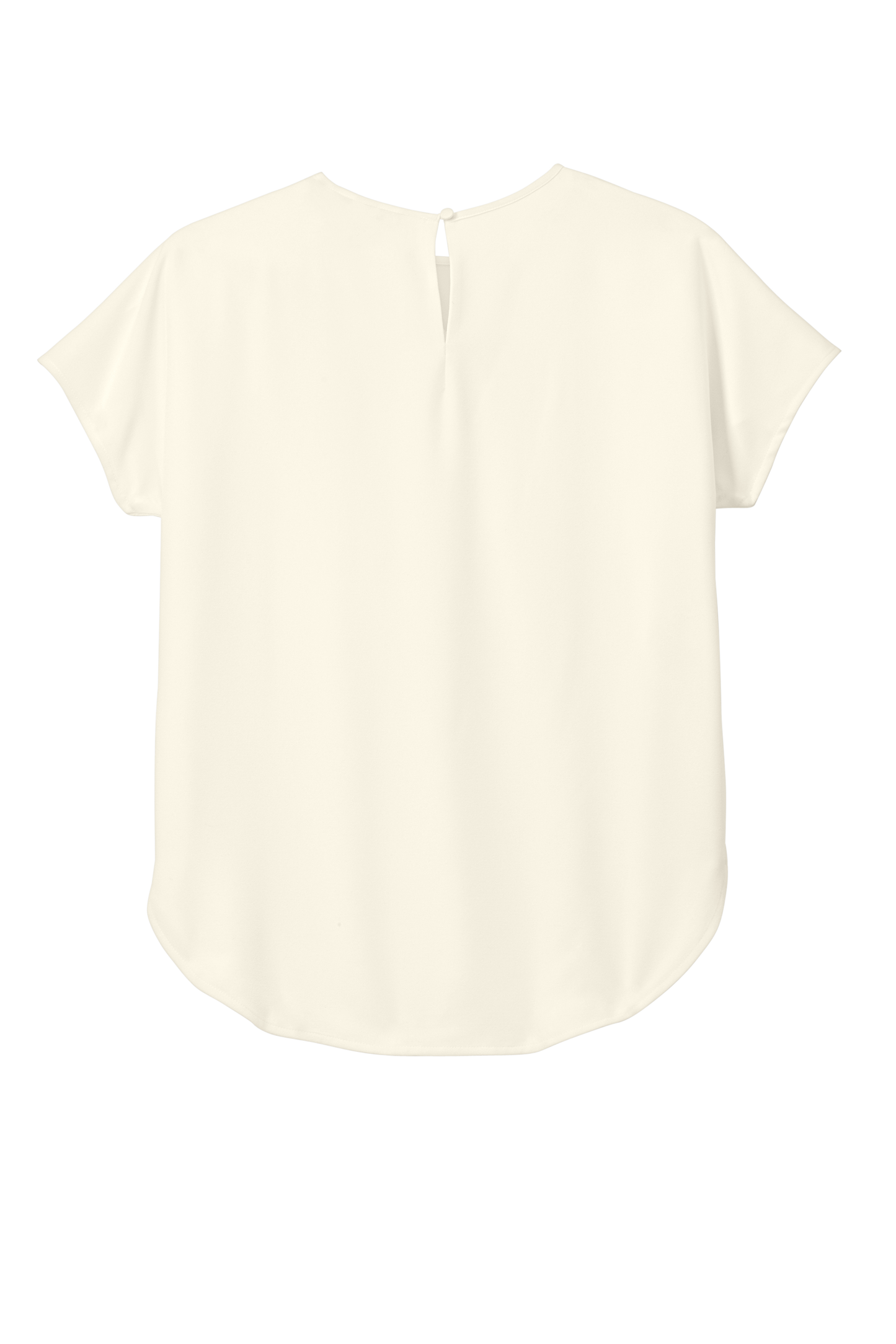 Mercer+Mettle® Women's Stretch Crepe Crew - Ivory Chiffon