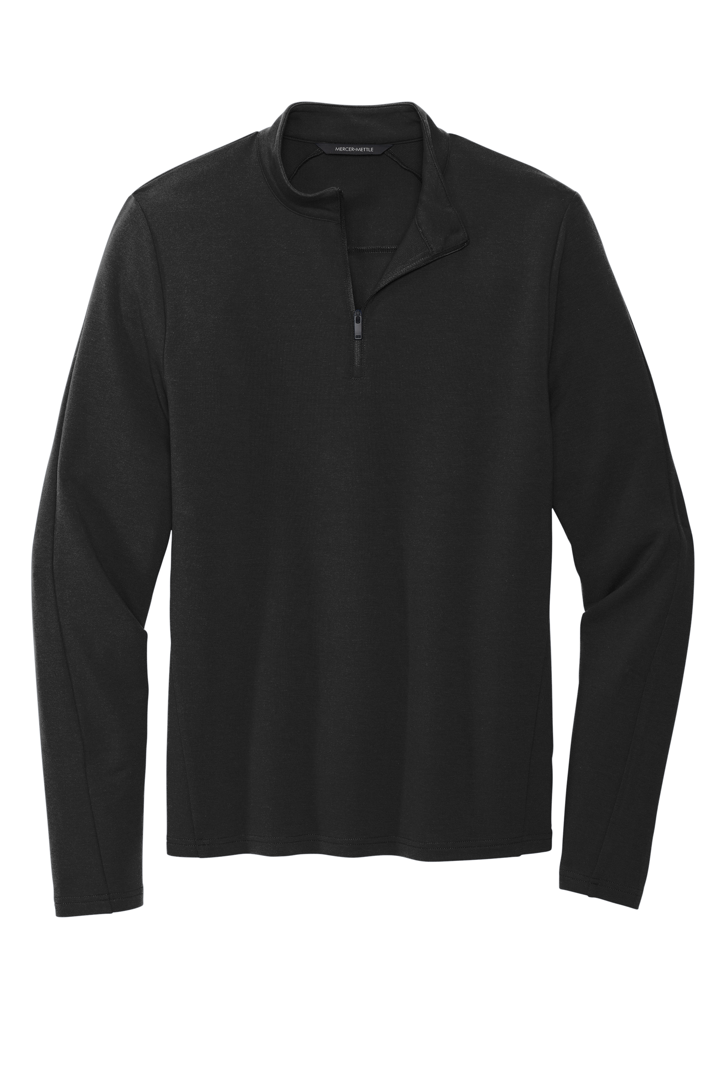 Mercer+Mettle® Stretch 1/4-Zip Pullover - Deep Black