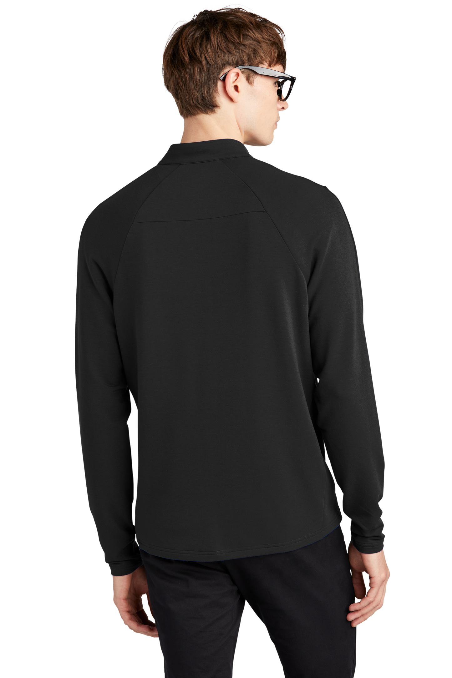 Mercer+Mettle® Stretch 1/4-Zip Pullover - Deep Black