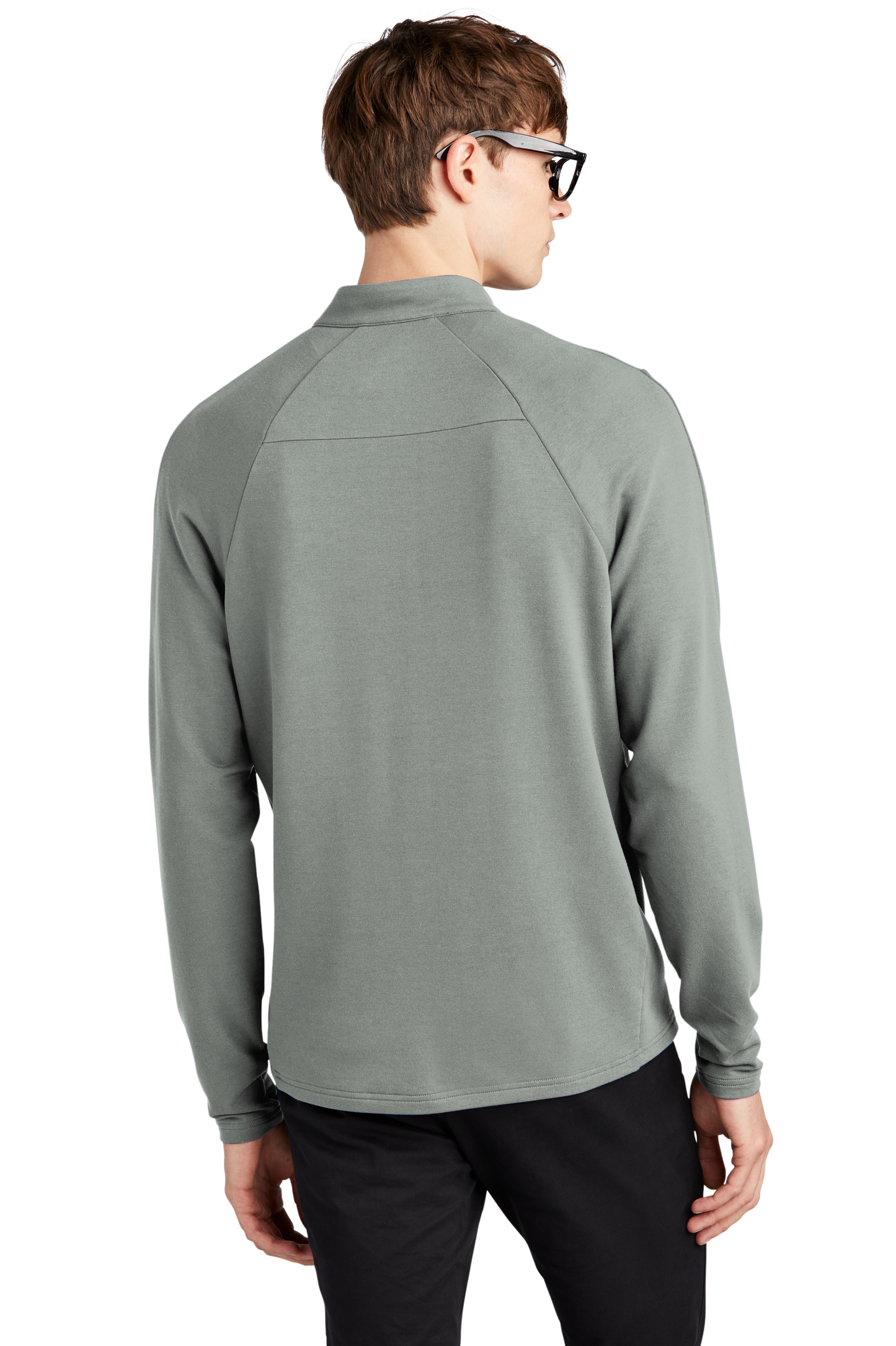 Mercer+Mettle® Stretch 1/4-Zip Pullover - Gusty Grey