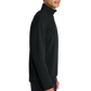 Mercer+Mettle® Linear Texture 1/4-Zip - Deep Black