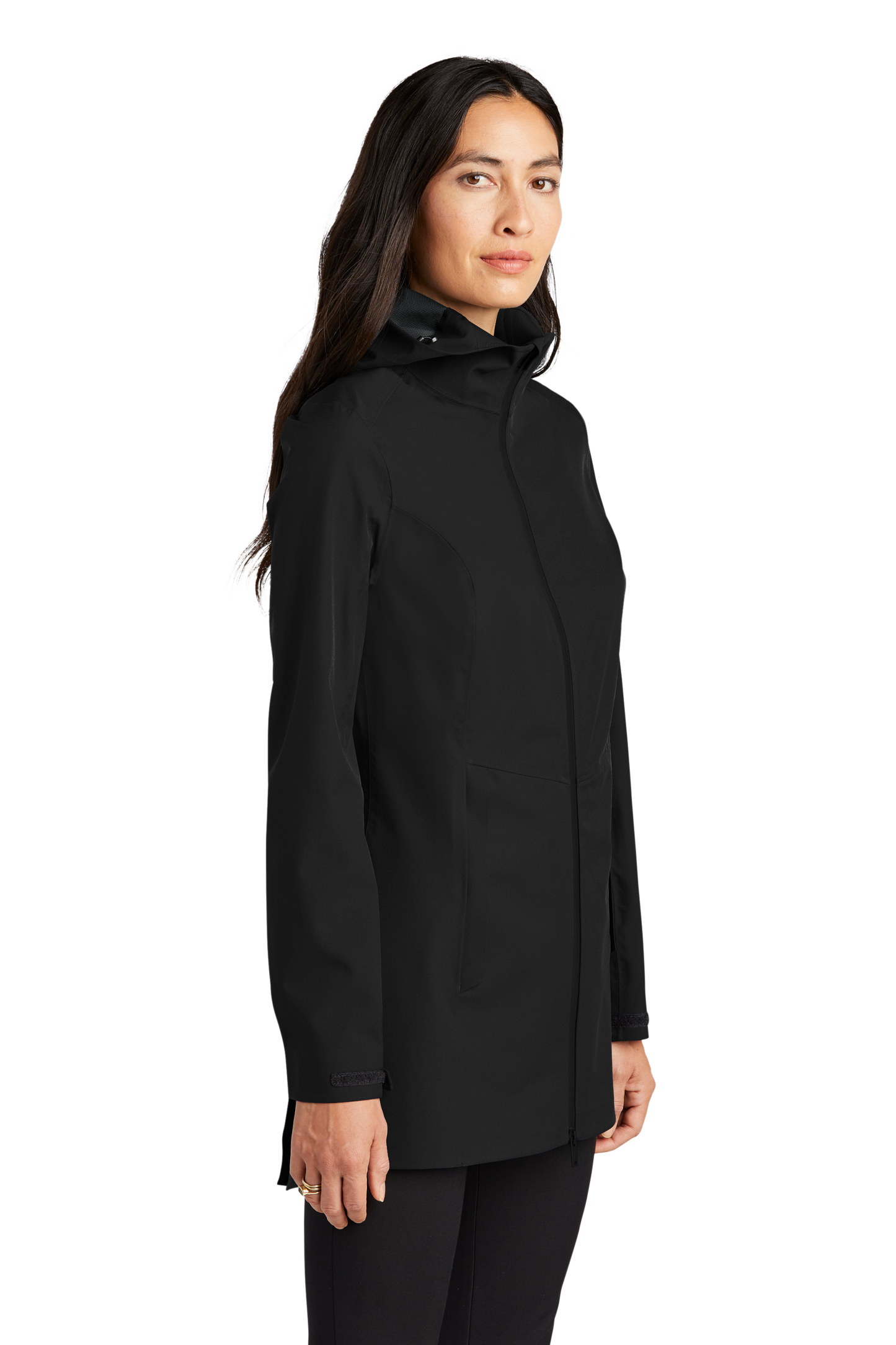 Mercer+Mettle® Women’s Waterproof Rain Shell - Deep Black