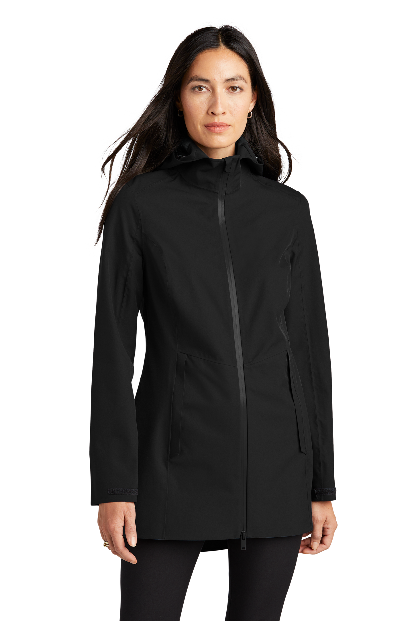 Mercer+Mettle® Women’s Waterproof Rain Shell - Deep Black