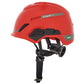 MSA 10204346 V-Gard H1 Trivent Safety Helmet - Fas-Trac Suspension - Red