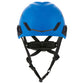 MSA 10204346 V-Gard H1 Trivent Safety Helmet - Fas-Trac Suspension - Blue