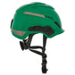 MSA 10204346 V-Gard H1 Trivent Safety Helmet - Fas-Trac Suspension - Green