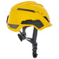 MSA 10204346 V-Gard H1 Trivent Safety Helmet - Fas-Trac Suspension - Yellow