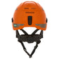 MSA 10204346 V-Gard H1 Trivent Safety Helmet - Fas-Trac Suspension - Orange