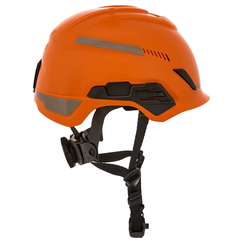 MSA 10204346 V-Gard H1 Trivent Safety Helmet - Fas-Trac Suspension - Orange