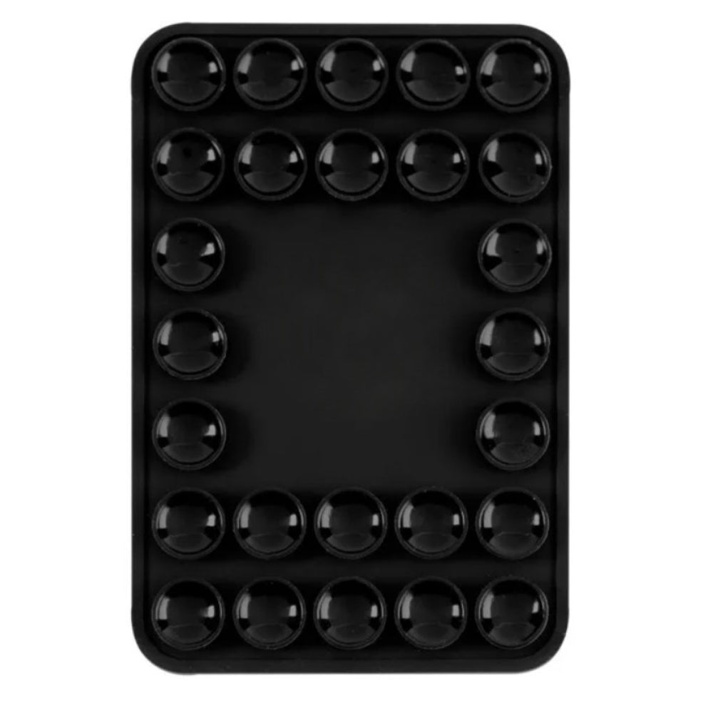 Magnetic Silicone Suction-Cup Phone Mount - Black