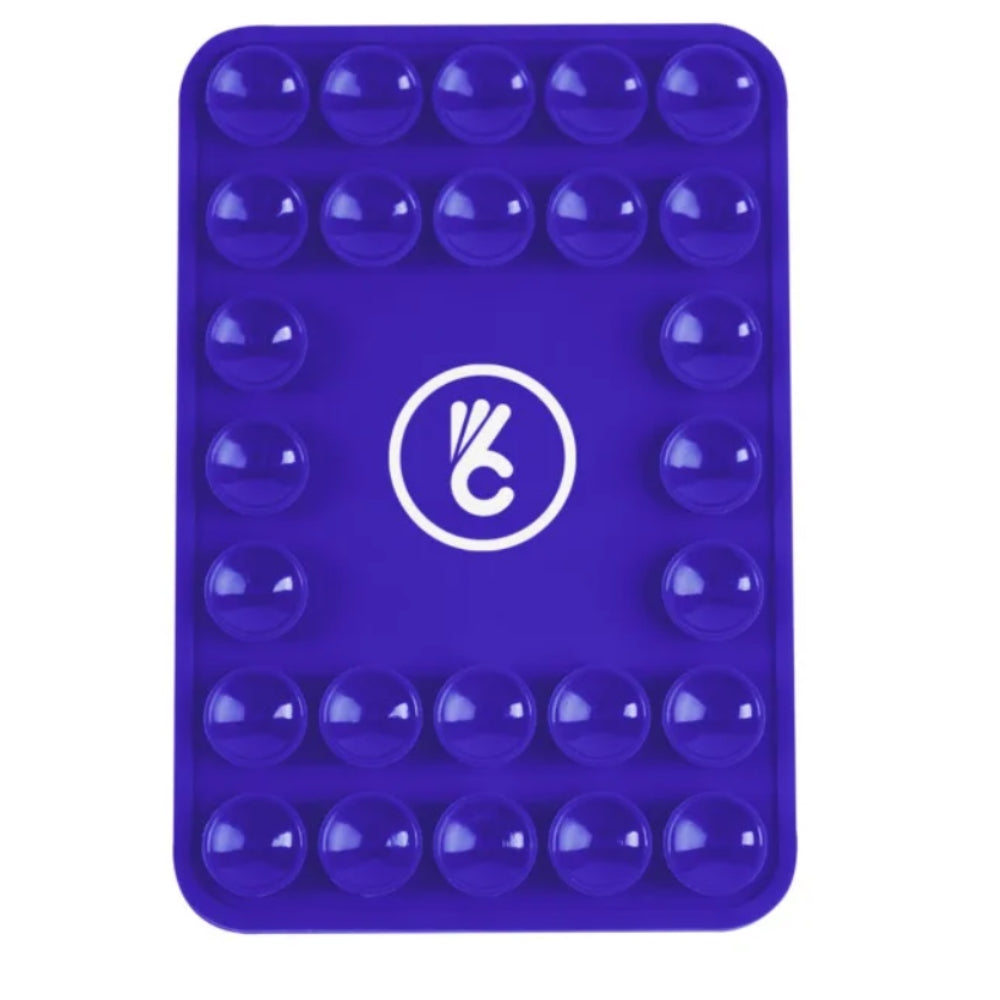 Magnetic Silicone Suction-Cup Phone Mount - Royal Blue