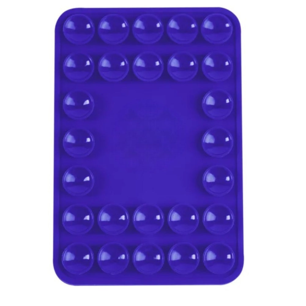 Magnetic Silicone Suction-Cup Phone Mount - Royal Blue