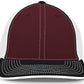 Pacific Headwear Trucker PacFlex Cap - Maroon/White/Black