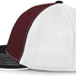 Pacific Headwear Trucker PacFlex Cap - Maroon/White/Black