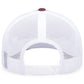 Pacific Headwear Trucker Snapback Cap - Maroon/White/Maroon