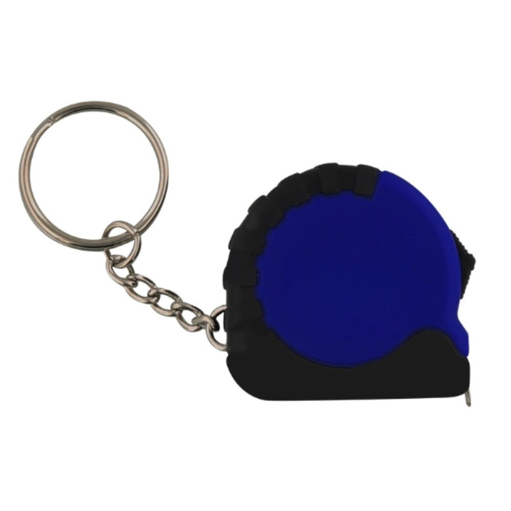 Mini Tape Measure Keychain - Blue