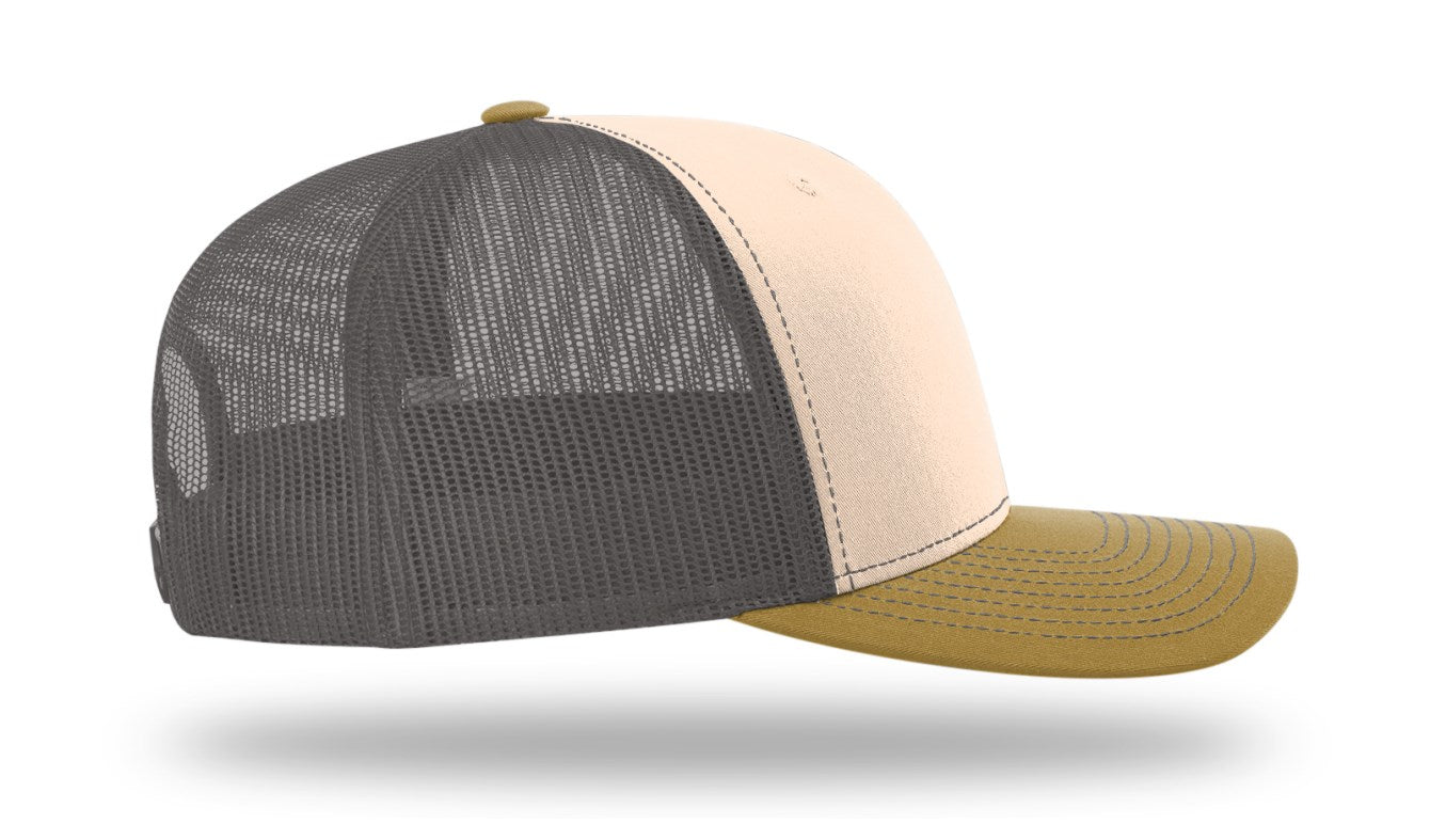 Richardson 112 Trucker Hat - Mink / Beige / Charcoal